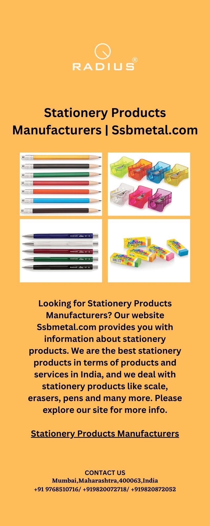 Stationery Products ManufacturersStationery Products Manufacturers
