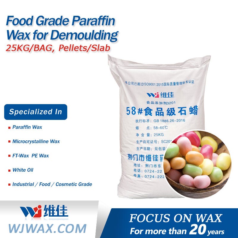 Food Grade Paraffin Wax for Demoulding by Jingmen Weijia Industry Co
