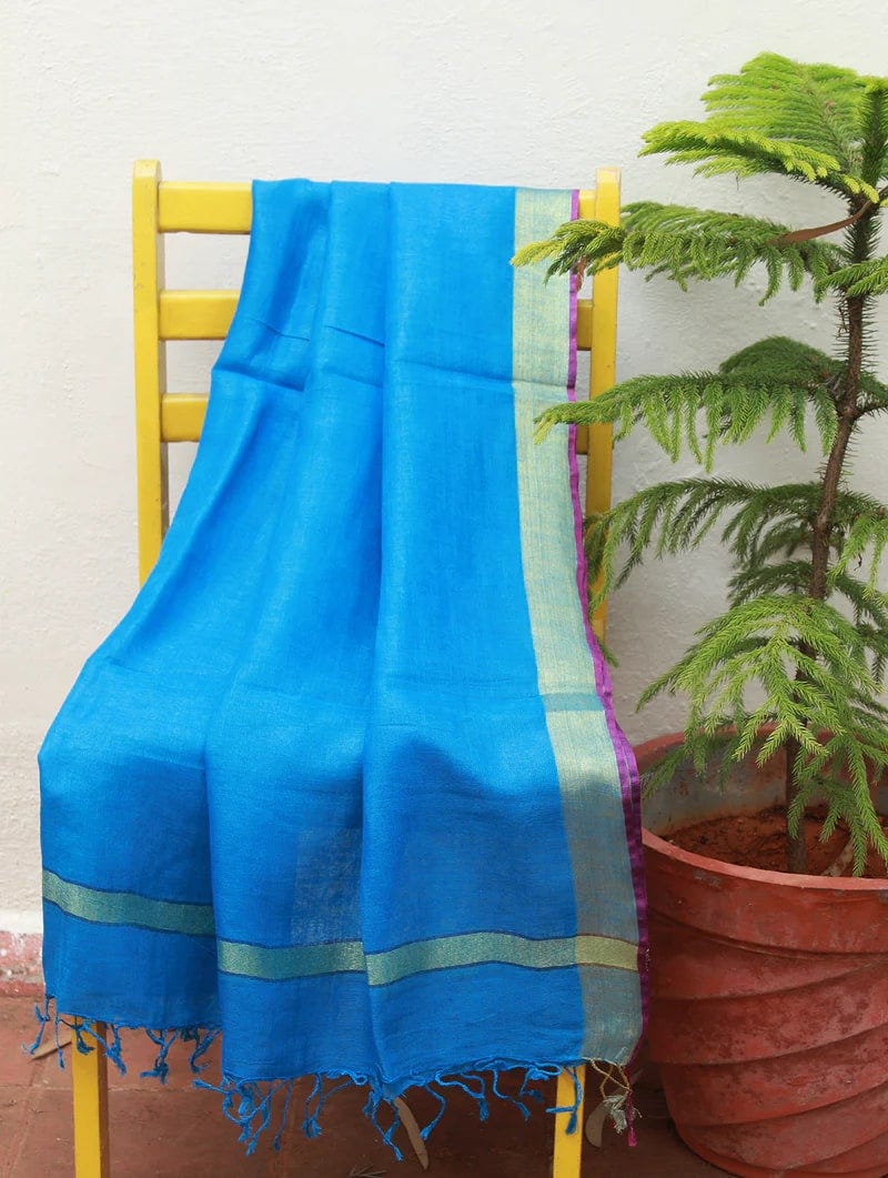 Linen dupattas Weavestradition Medium