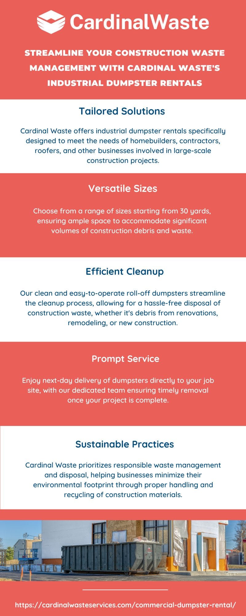 Cardinal Waste Streamline Construction Waste Management with Industrial Dumpster Rentals