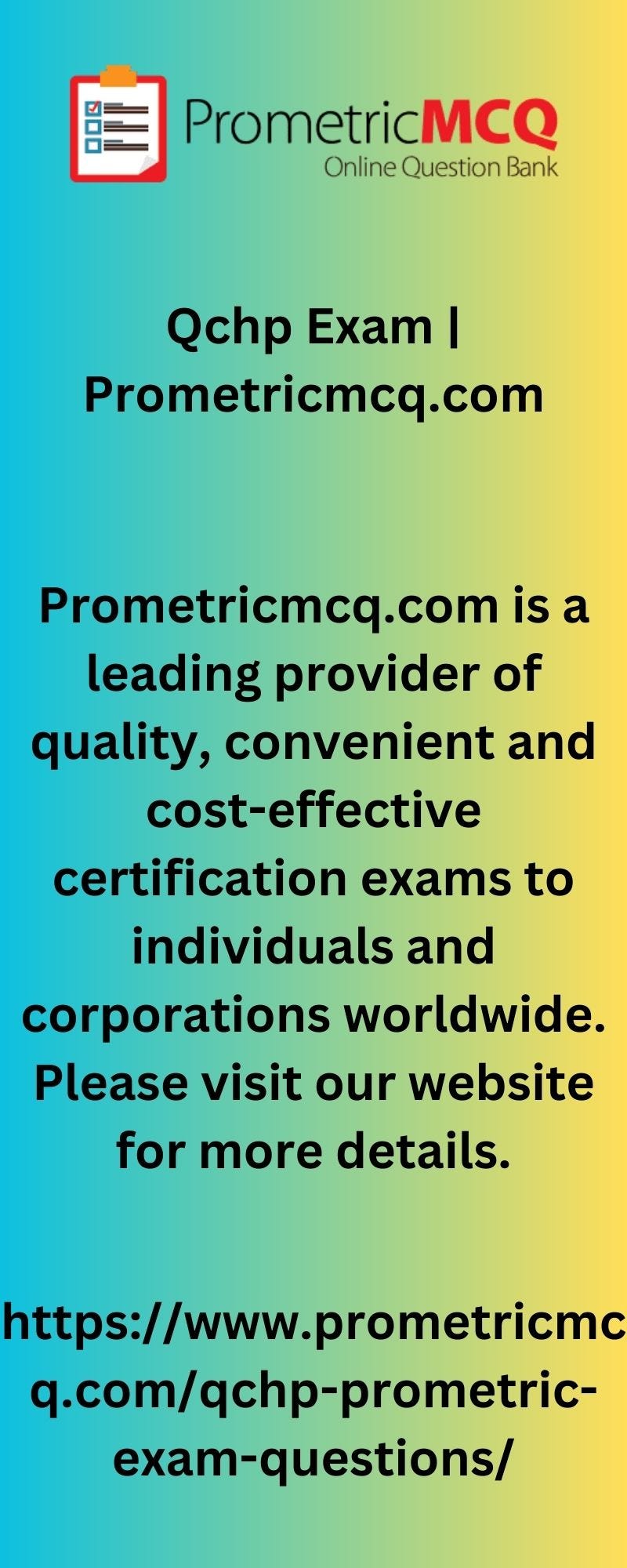 Qchp Exam Prometricmcq Prometic Exam Medium