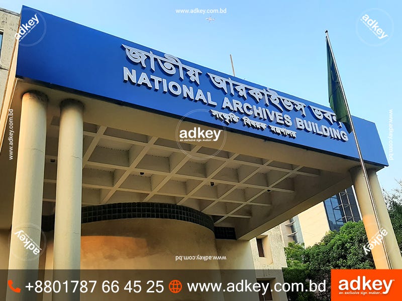 Acrylic Top Letter Name plates Price in Bangladesh by LED SIGN