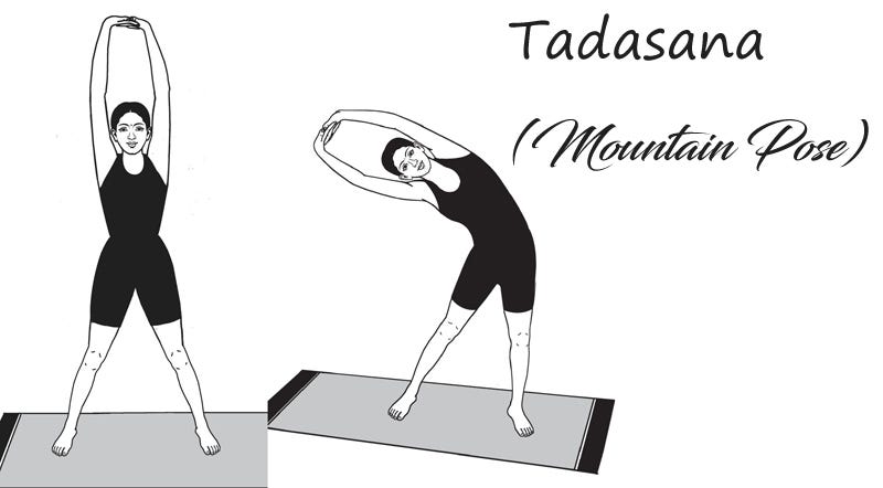 Tadasana (Mountain Pose). This pose teaches one to stand with… | by simons smith | Medium