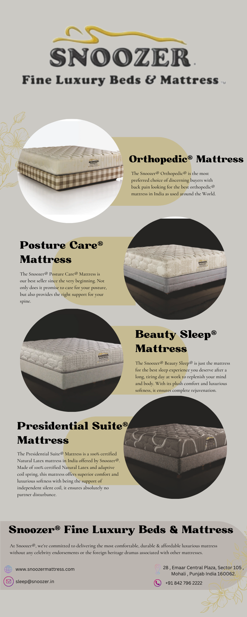 Snoozer® Fine Luxury Beds & Mattress Let’s Check out the various