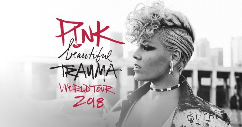 Pink: Beautiful Trauma World Tour | by Joanne Marszal | Medium