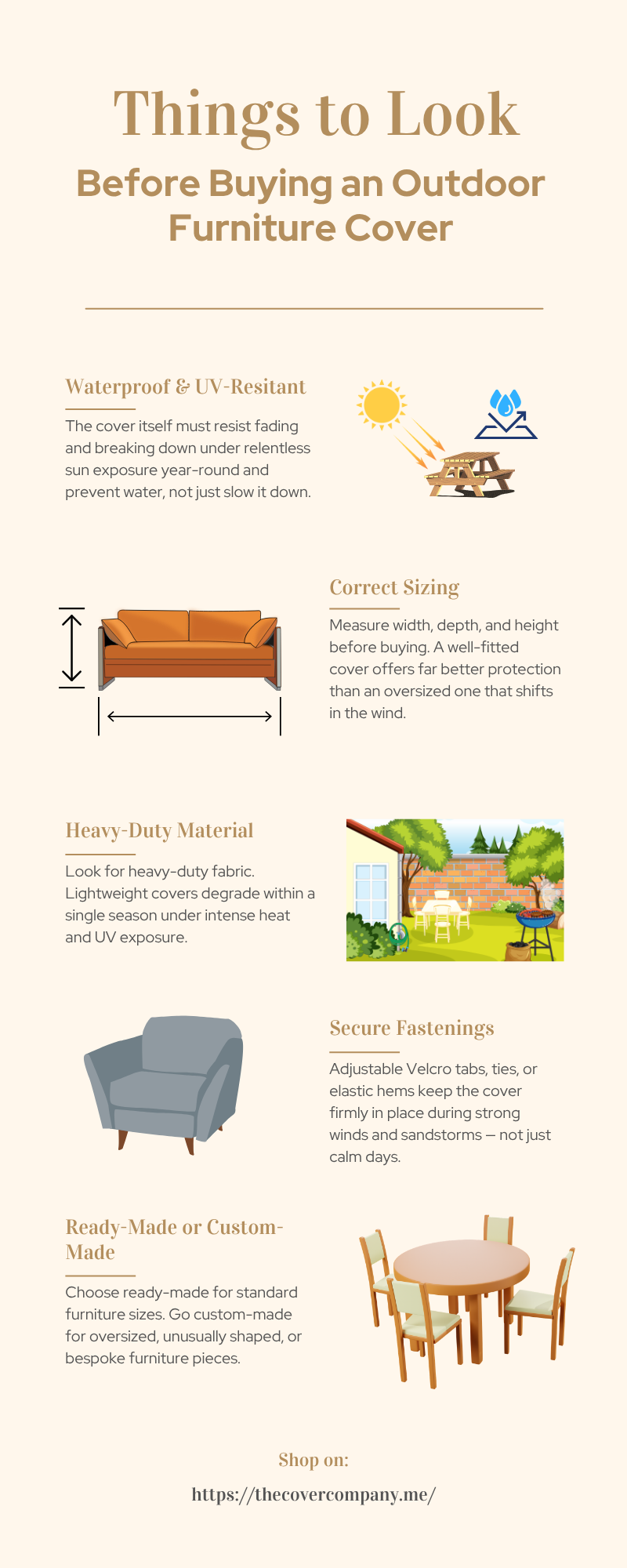 Things to Look Before Buying an Outdoor Furniture Cover