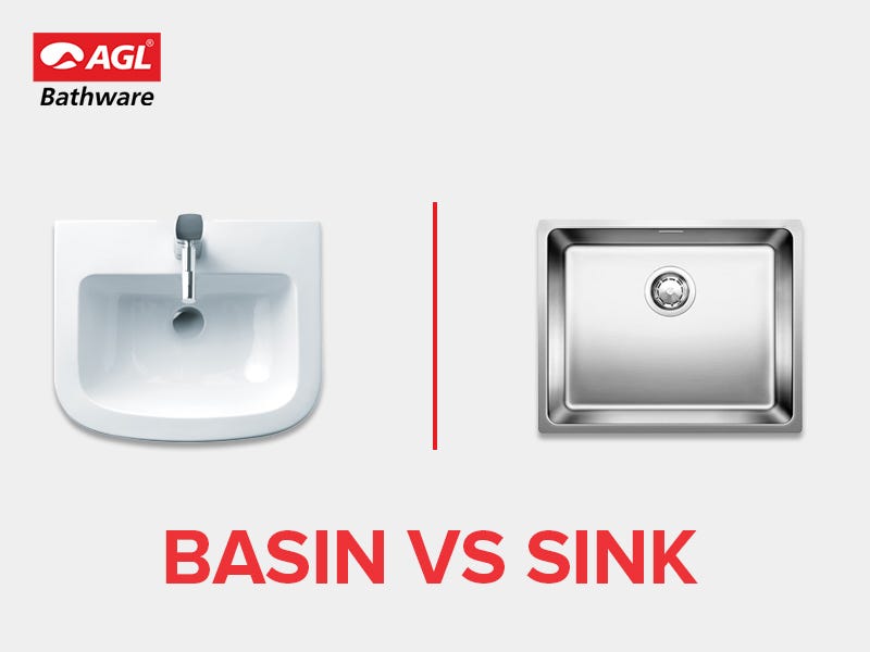 wash basin vs kitchen sink