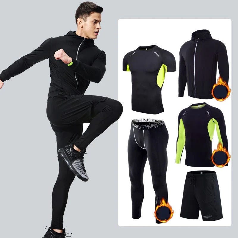 Maximizing Muscle Recovery with Compression 3, 4, and 5-Piece Sets in  Sportswear, by Blakonik