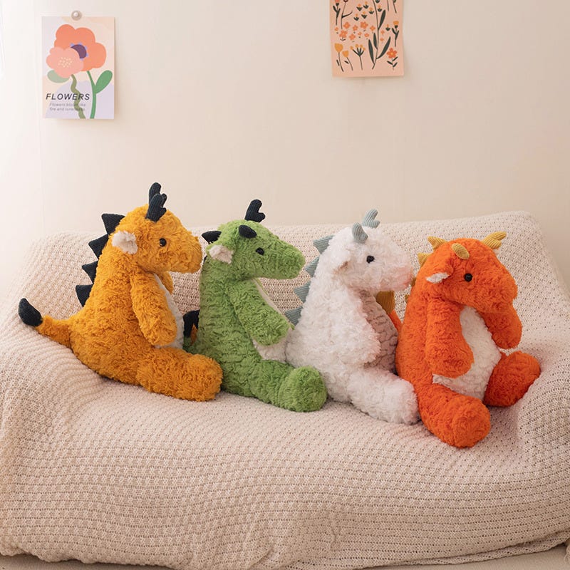 Are there any styles of dinosaur plush toys that can be washed? by