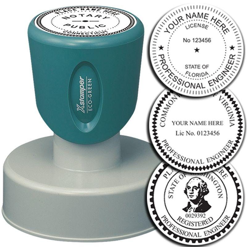 Xstamper Professional Engineer PreInked Rubber Stamp of Seal