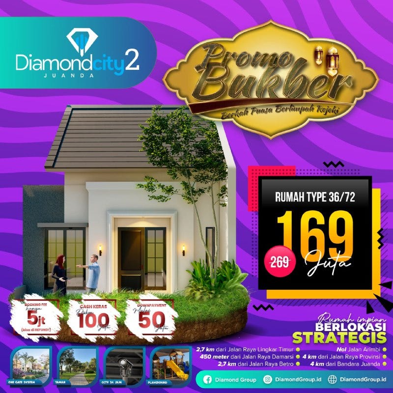 Rumah Dijual Sidoarjo 2022 — ON APRIL SALE! DIAMOND CITY JUANDA 2