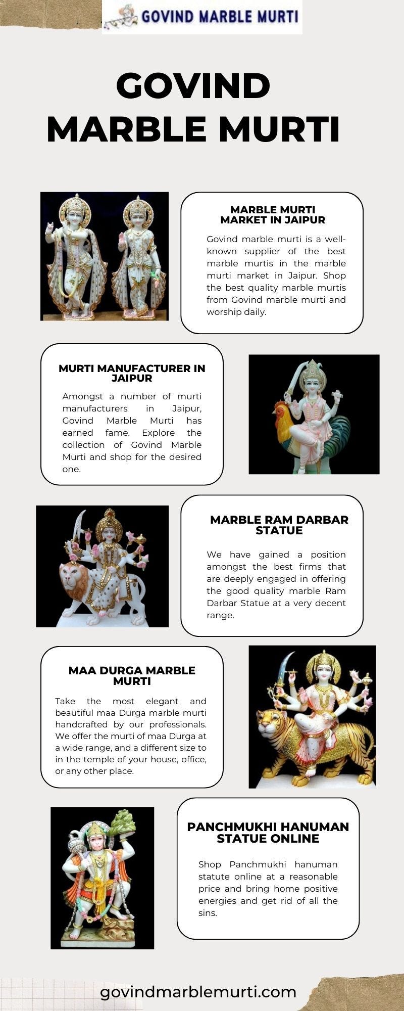 Marble God Statues Online govind marblemurti Medium