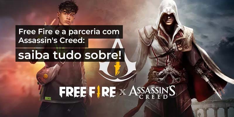 Free Fire terá crossover com Assassin's Creed