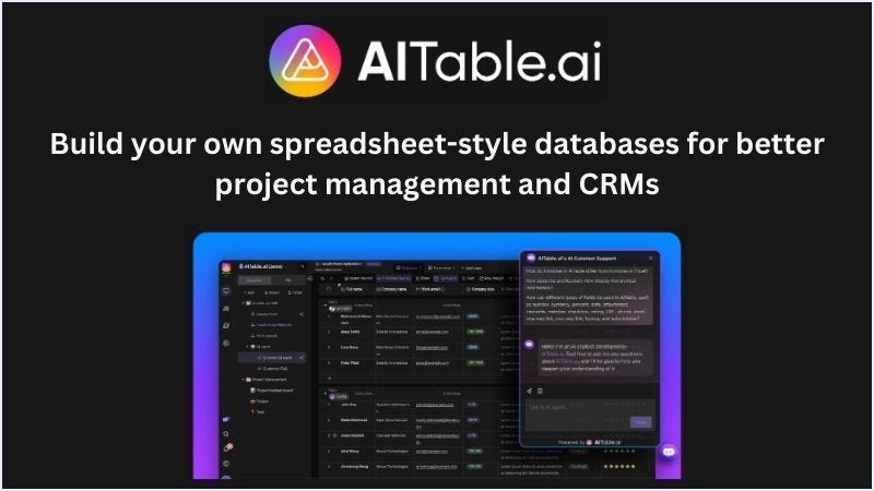 AITable.Ai Review: Build Custom Databases With AI, by Appzone, Jan, 2024