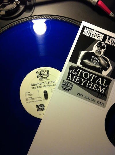 洋楽 Meyhem Lauren - Glass LP Meyhem Lauren – Glass – Vinyl (Purple/Green Splatter Vinyl