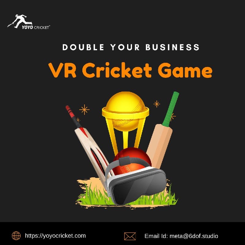 Engage your customers with our virtual reality YOYO cricket and get 2X  revenue from your business. - vamosys - Medium