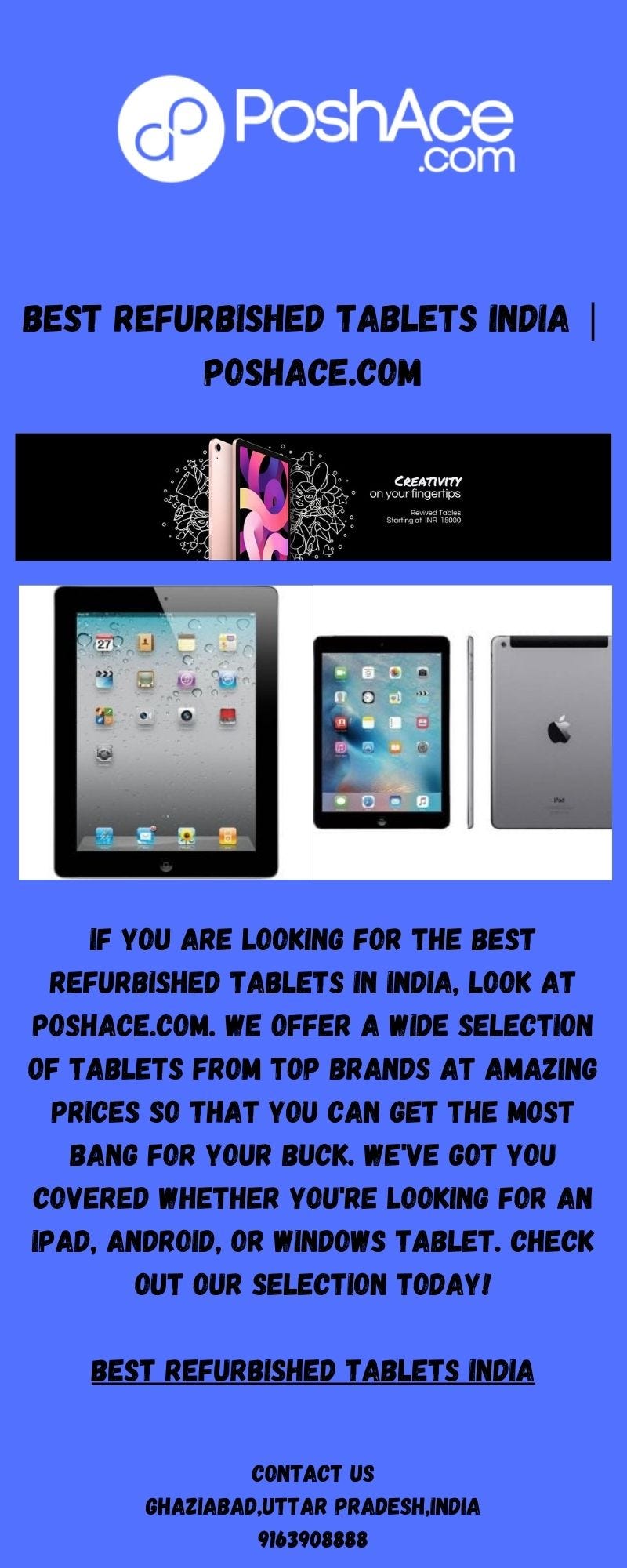 Best Refurbished Tablets India figure out Medium