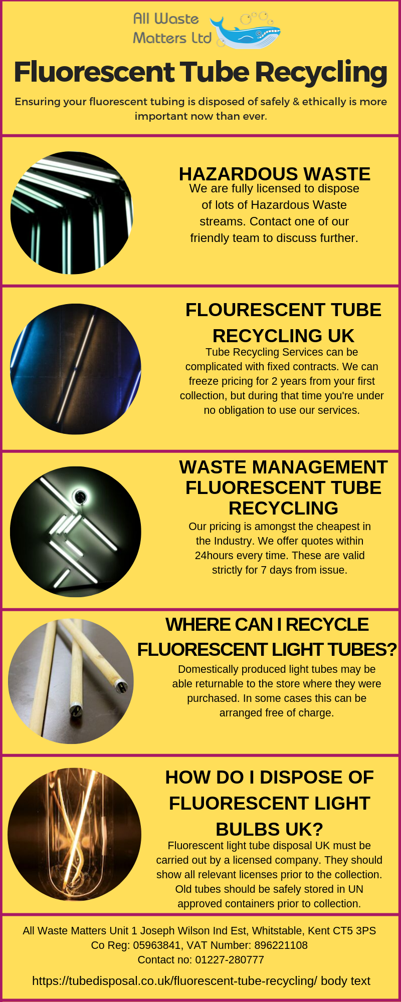 Fluorescent Tube Recycling. We are here to provide you best… by Tube