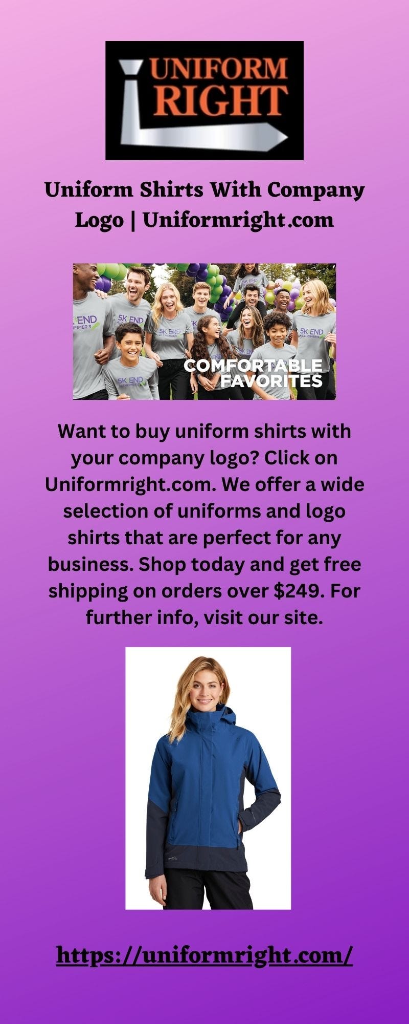 Uniform Shirts With Company Logo