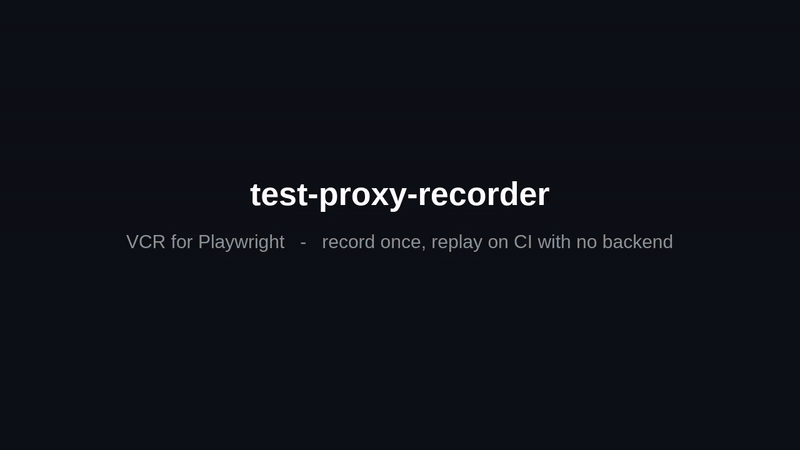 Testing Next.js SSR with Playwright: record real responses instead of writing mocks