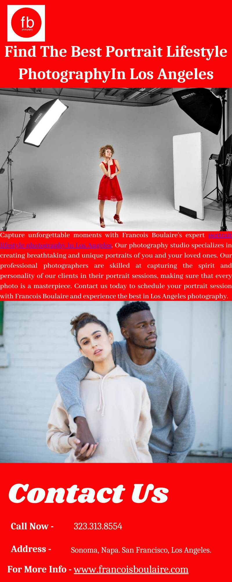 Find The Best Portrait Lifestyle PhotographyIn Los Angeles FRANCOIS E