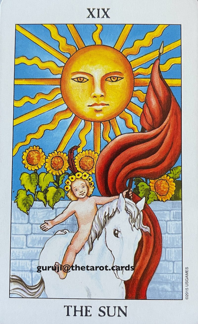 Tarot Card of the Day: The Sun. Observations | by Vik Kumar | The Tarot  Cards by Guru Ji