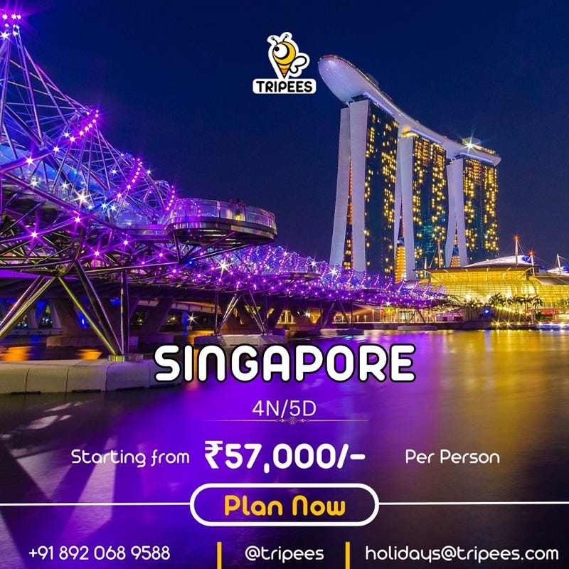 Singapore Holiday Packages 4 Nights 5 Days Tripees Holidays Medium Singapore Holiday Packages 4 Nights 5 Days Tripees Holidays Medium