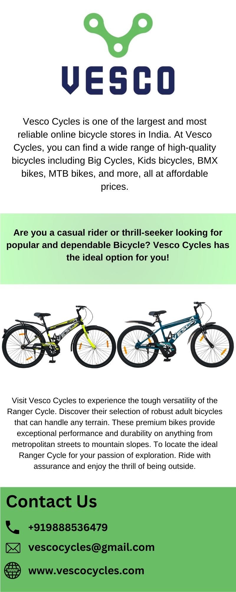 Buy Ranger Cycle Vesco Cycles - Vesco Cycles