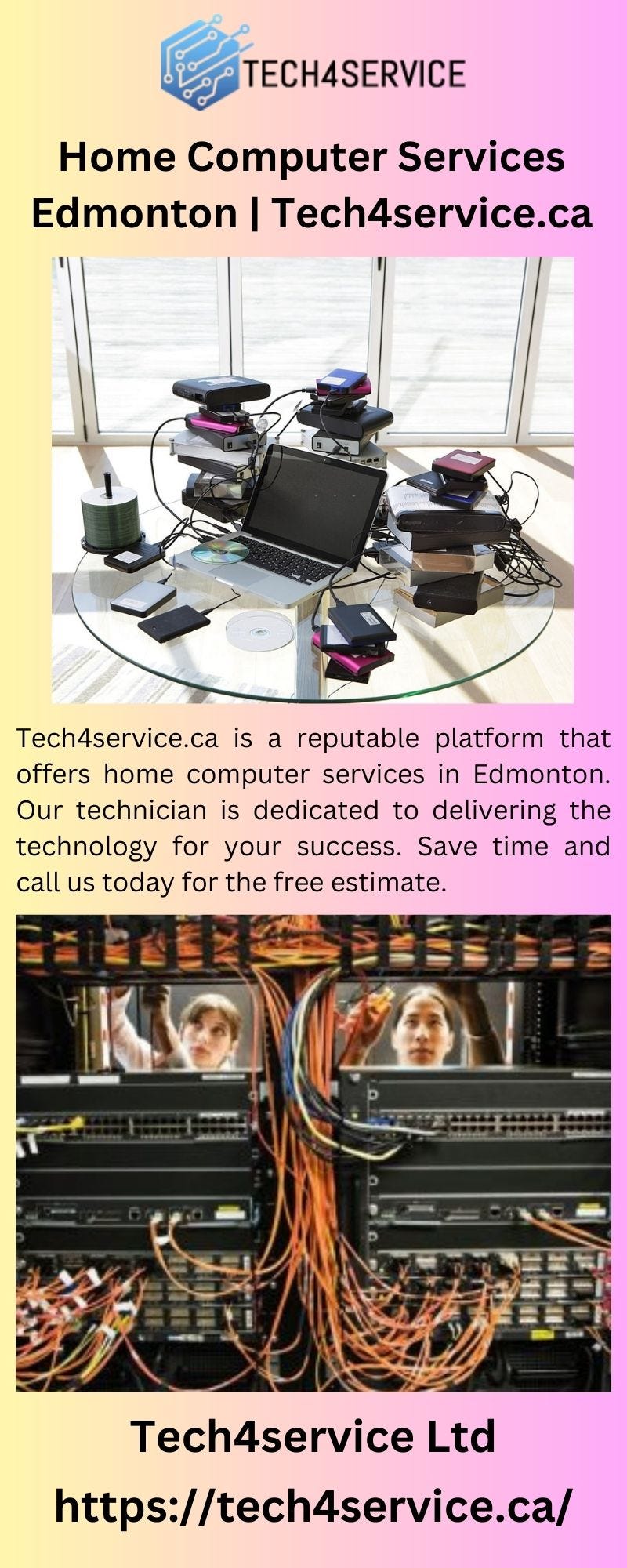 Home Computer Services Edmonton Tech4service.ca Techserviceltd Medium