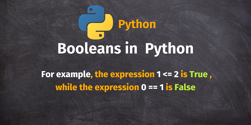 Booleans In Python — CodeWithMuh