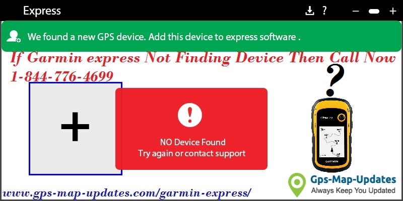 1–844–776–4699 Quick steps to resolve Garmin Express App | by Garmin Express  Support | Medium