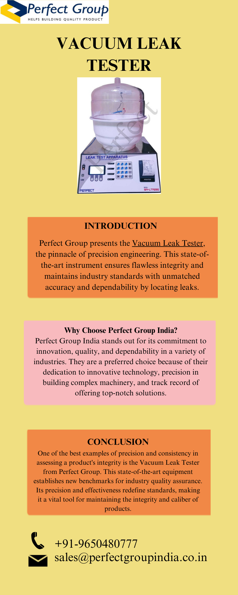 Vacuum Leak Tester itnseo62 Medium