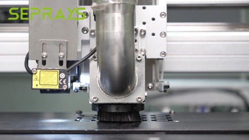 What kind of accuracy and repeatability can a PCB depaneling machine achieve?