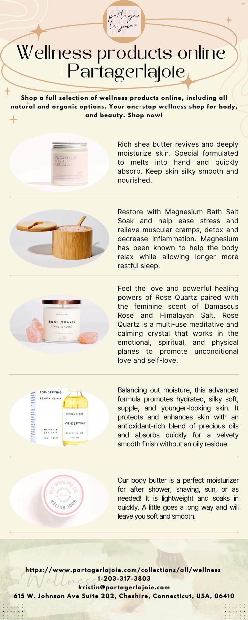 Wellness products online | Partagerlajoie