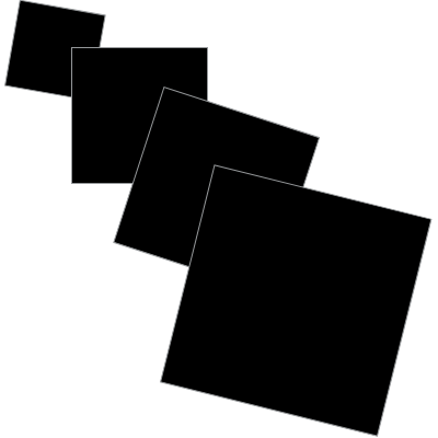 FOUR BLACK SQUARES. INTRODUCTION:, by prasiddhi kapasi