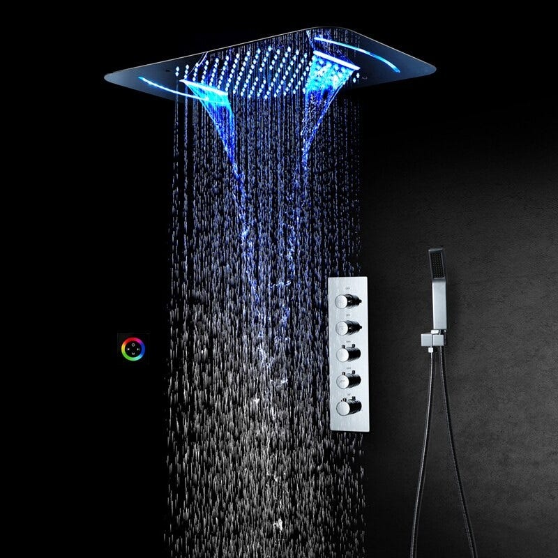 Choosing the Right Rain Shower Head for Your Bathroom by Juno Showers