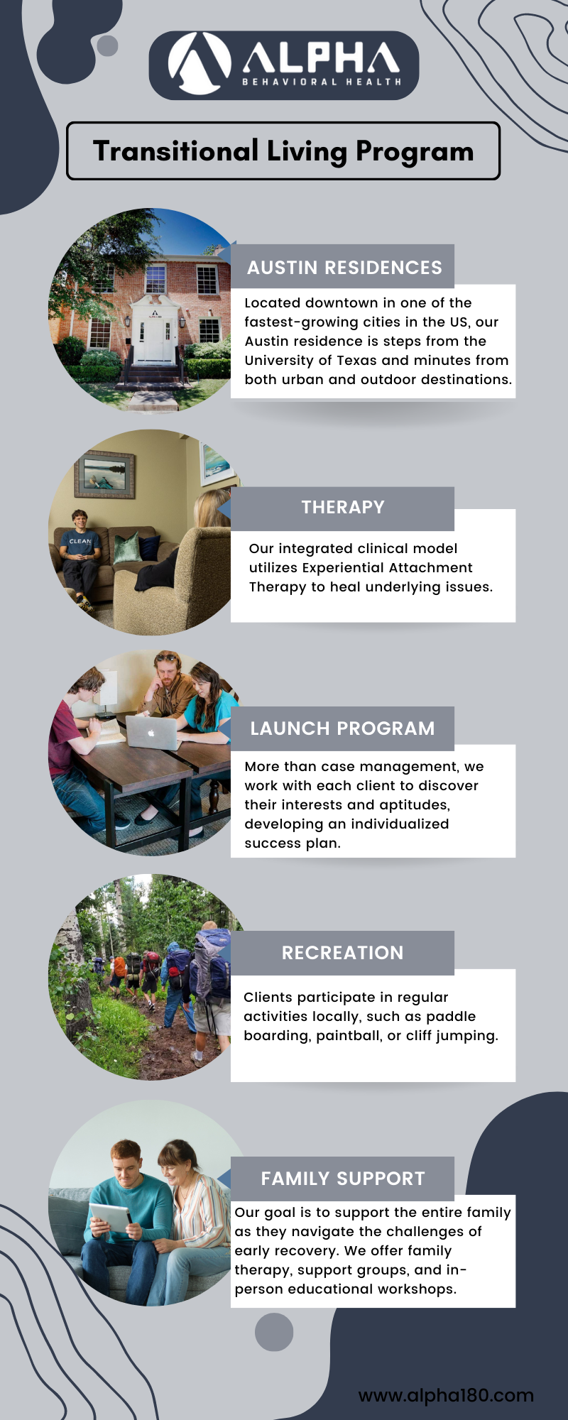 Transitional Living Programs for Adults Austin Alpha 180 Medium