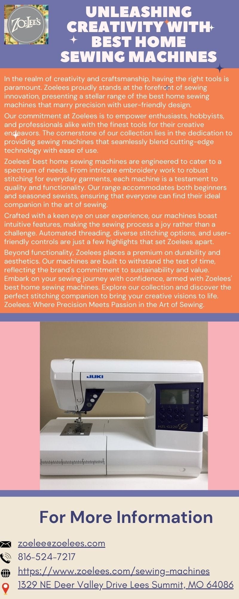 Unleashing Creativity with Best Home Sewing Machines Zoelees Medium