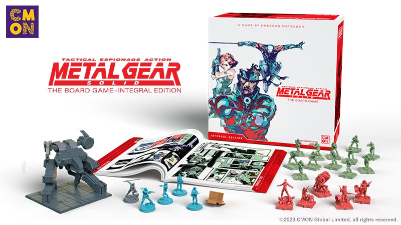 Descubre el emocionante juego de mesa de Metal Gear Solid de CMON