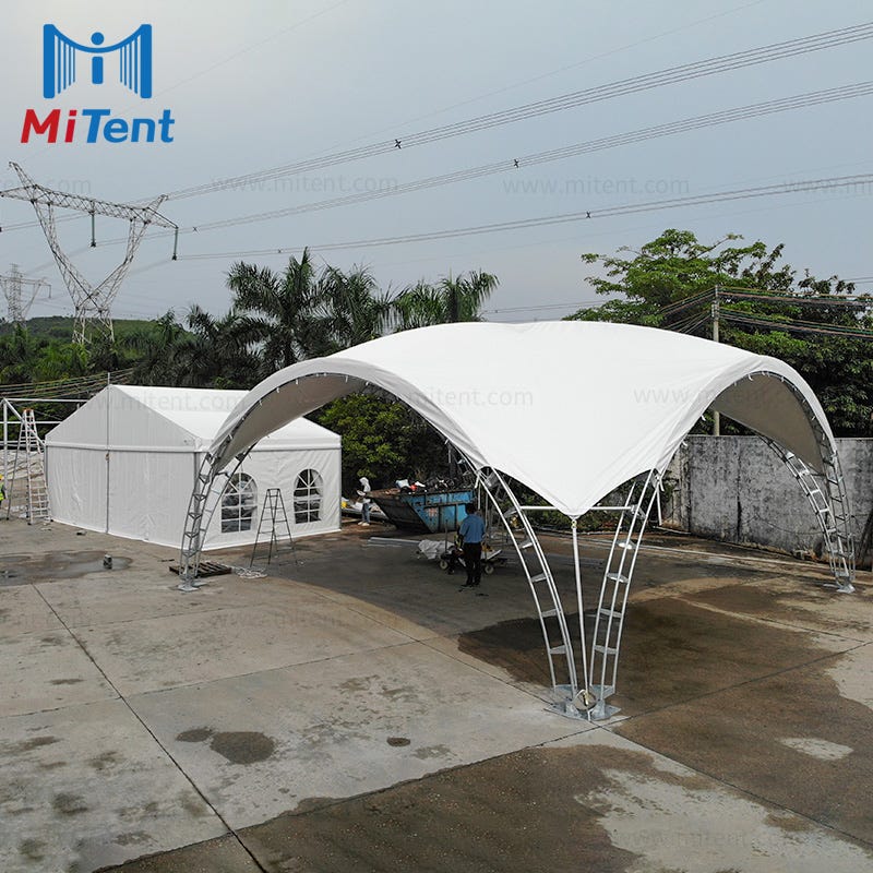 Elegant Arches Under the Sky ( outdoor steel arch tent )