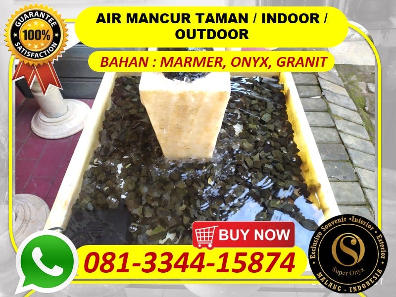 WA/TLP: 081–3344–15874, Jasa Pembuatan Air Mancur Minimalis Batu Alam