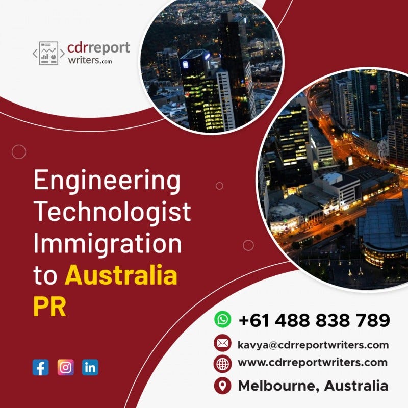 Engineering Technologist Immigration to Australia PR Visa | by yurika ...