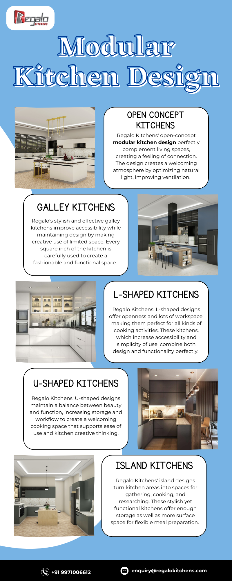 Modular Kitchen Design - Regalo Kitchens - Medium