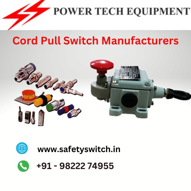 Choosing the Best Cord Pull Switch Manufacturer for Your Needs | by ...