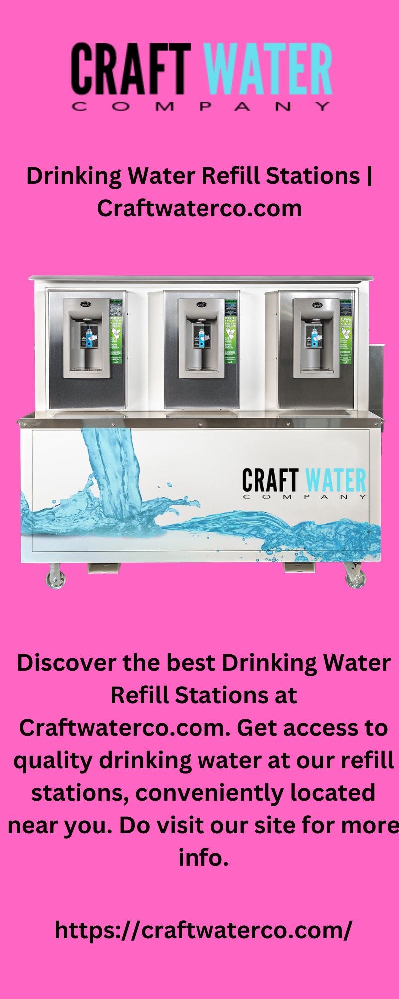 Drinking Water Refill Stations craftwater Medium