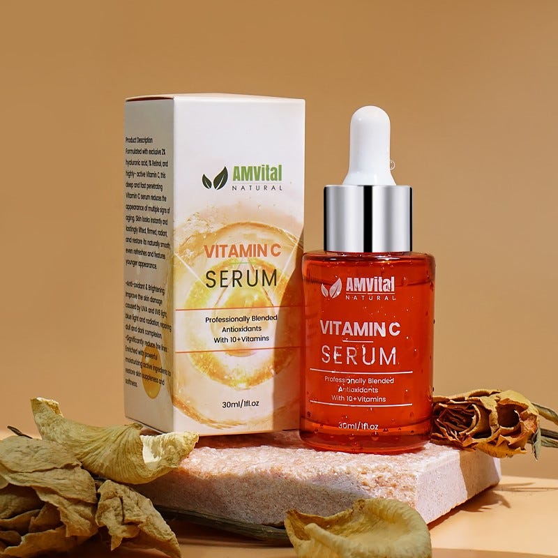 Unlock Radiant Skin with AMVital Vitamin C Serum: A Complete Skincare Solution for Dark Spots 
