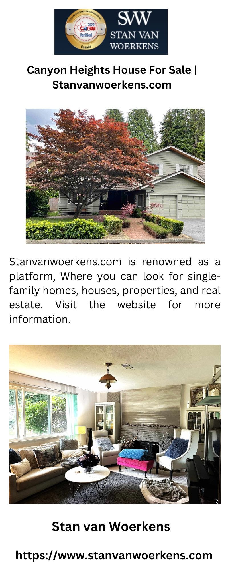 Canyon Heights House For Sale Stan Van Woerkens
