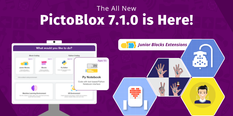 PictoBlox’s Latest Version | Introducing Junior Blocks for 4–7 years ...