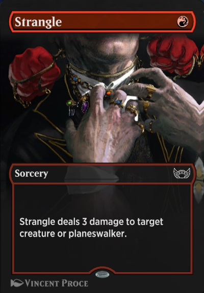 Which MTG Arena Card is Better? Strangle or Rip Apart? | by J. DeShun |  Fanfare