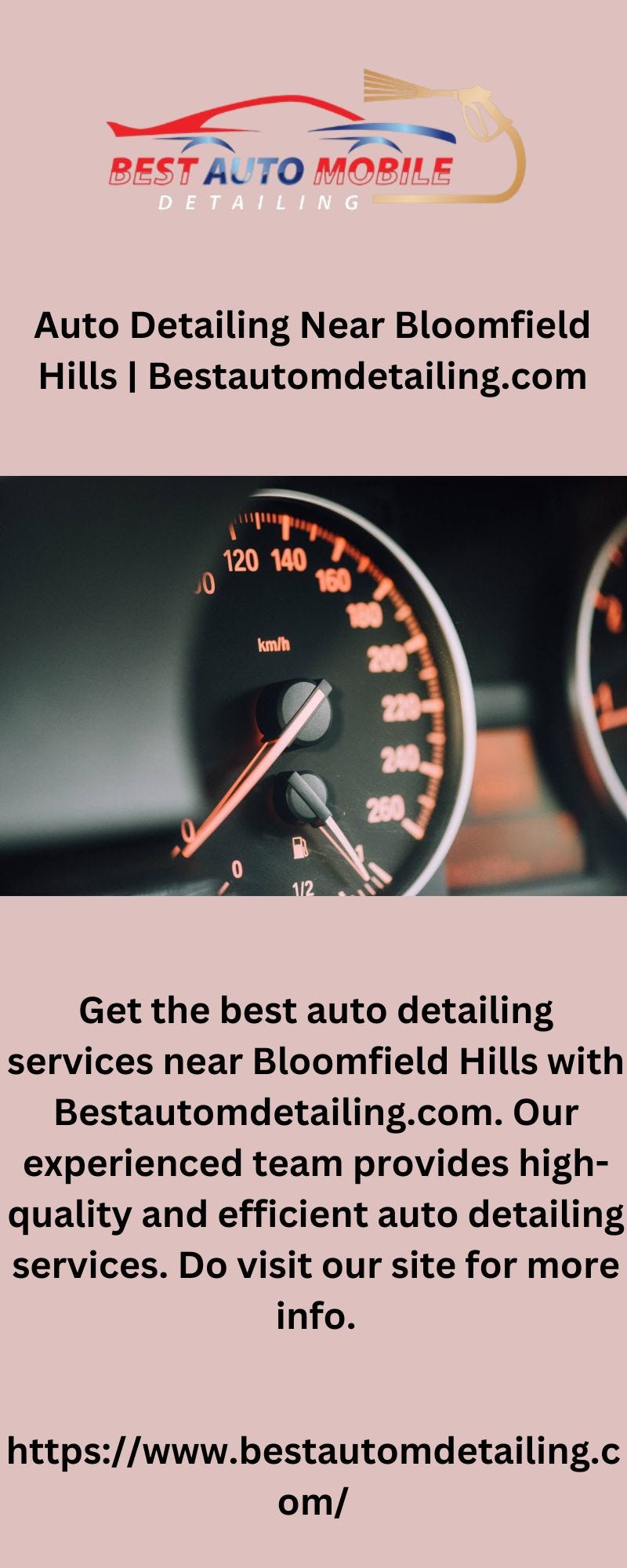 Auto Detailing Near Bloomfield Hills